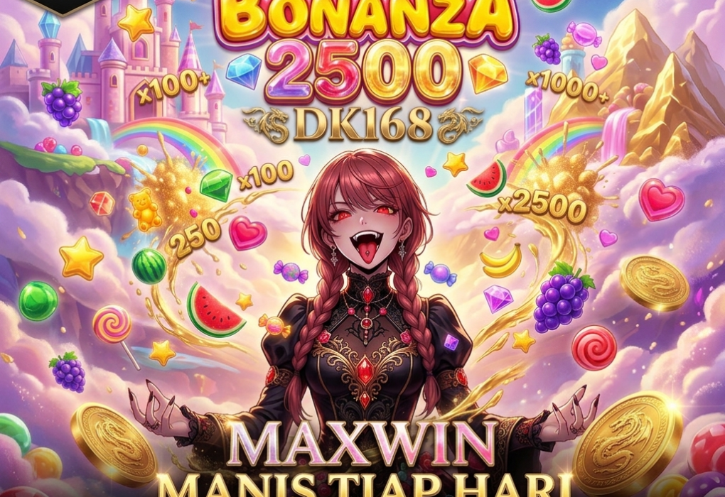 Tampilan antarmuka game slot Sweet Bonanza 2500 terbaru.